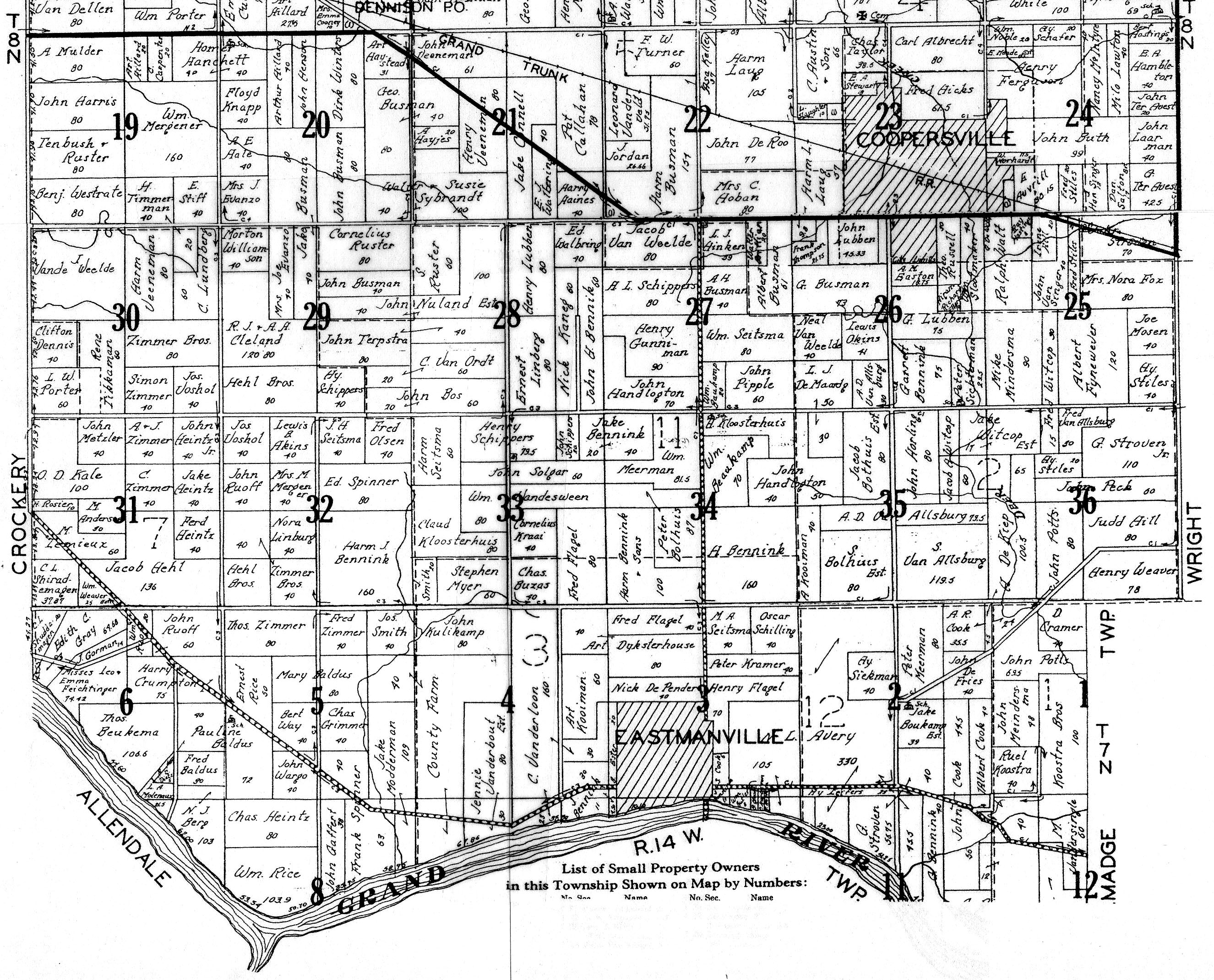 1930 Polkton Township Maps